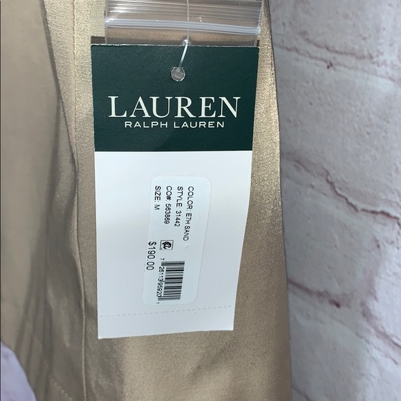 ❌SOLD NWTs RALPH LAUREN Trench Raincoat In Sand - Picture 5 of 6